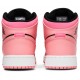 Air Jordan 1 Mid GS Coral Chalk Coral Chalk/Rush Pink/Black/Pinksicle 554725 662 AJ 1 Sneakers