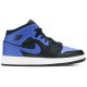 Air Jordan 1 Mid GS Hyper Royal Black/Hyper Royal/White 554725 077 AJ 1 Sneakers