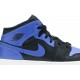 Air Jordan 1 Mid GS Hyper Royal Black/Hyper Royal/White 554725 077 AJ 1 Sneakers