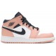 Air Jordan 1 Mid GS Pink Quartz Pink Quartz/Dark Smoke Grey/White 555112 603 AJ 1 Sneakers