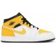 Air Jordan 1 Mid GS University Gold White/Black/University Gold 554725 170 AJ 1 Sneakers