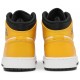 Air Jordan 1 Mid GS University Gold White/Black/University Gold 554725 170 AJ 1 Sneakers