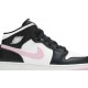 Air Jordan 1 Mid GS White Light Arctic Pink White/Light Arctic Pink/Black 555112 103 AJ 1 Sneakers