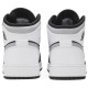 Air Jordan 1 Mid GS White Shadow Black/White/Light Smoke Grey 554725 073 AJ 1 Sneakers