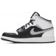 Air Jordan 1 Mid GS White Shadow Black/White/Light Smoke Grey 554725 073 AJ 1 Sneakers