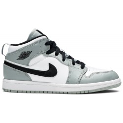 Air Jordan 1 Mid PS 'Light Smoke Grey' Light Smoke Grey/Black/White 640734 092 AJ 1 Sneakers