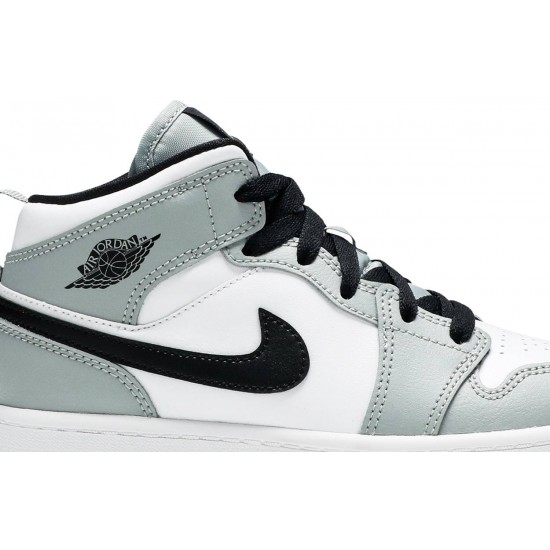 Air Jordan 1 Mid PS Light Smoke Grey Light Smoke Grey/Black/White 640734 092 AJ 1 Sneakers