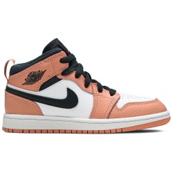 Air Jordan 1 Mid PS 'Pink Quartz' Pink Quartz/Dark Smoke Grey/White 640737 603 AJ 1 Sneakers