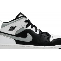 Air Jordan 1 Mid PS 'White Shadow' Black/White/Light Smoke Grey 640734 073 AJ 1 Sneakers