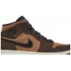 Air Jordan 1 Mid SE Dark Chocolate Dark Chocolate/Archaeo Brown/Black/Crimson BlissDC7294 200 AJ 1 Sneakers