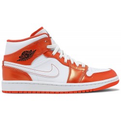 Air Jordan 1 Mid SE 'Electro Orange' Electro Orange/Black/White DM3531 800 AJ 1 Sneakers