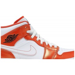 Air Jordan 1 Mid SE 'Electro Orange' Electro Orange/Black/White DM3531 800 AJ 1 Sneakers