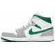 Air Jordan 1 Mid SE Grey Pine Green White/Light Smoke Grey/Pine GreenDC7294 103 AJ 1 Sneakers