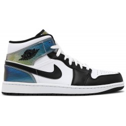 Air Jordan 1 Mid SE 'Heat Reactive - Color Change' White/Black DM7802 100 AJ 1 Sneakers