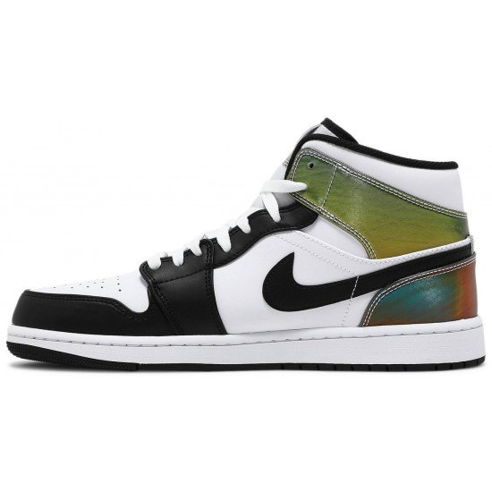 Air Jordan 1 Mid SE Heat Reactive - Color Change White/Black DM7802 100 AJ 1 Sneakers