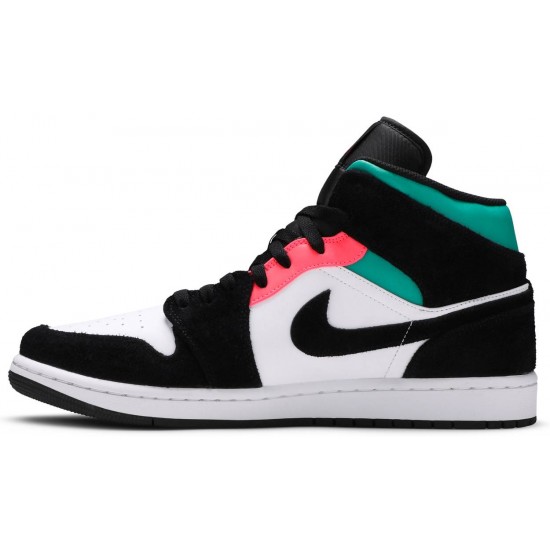 Air Jordan 1 Mid SE South Beach Blue 852542 116 AJ 1 Sneakers