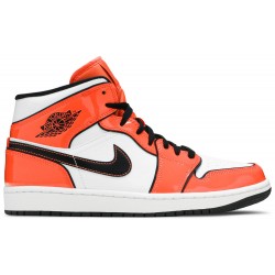 Air Jordan 1 Mid SE 'Turf Orange' Turf Orange/Black/White DD6834 802 AJ 1 Sneakers