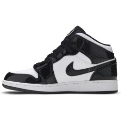 Air Jordan 1 Mid SE GS 'All Star 2021' Black/White/Black DD2192 001 AJ 1 Sneakers