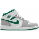 Air Jordan 1 Mid SE GS Grey Pine Green White/Light Smoke Grey/Pine Green DC7248 103 AJ 1 Sneakers