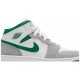 Air Jordan 1 Mid SE GS Grey Pine Green White/Light Smoke Grey/Pine Green DC7248 103 AJ 1 Sneakers