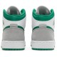 Air Jordan 1 Mid SE GS Grey Pine Green White/Light Smoke Grey/Pine Green DC7248 103 AJ 1 Sneakers