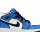 Air Jordan 1 Mid SE PS Signal Blue Signal Blue/White/Black BQ6932 402 AJ 1 Sneakers