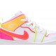 Air Jordan 1 Mid SE TD Edge Glow White/Hyper Crimson/Pink Blast CV4613 100 AJ 1 Sneakers