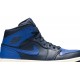 Air Jordan 1 Retro Mid Obsidian Royal Obsidian/Game Royal-Summit White 554724 412 AJ 1 Sneakers