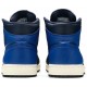 Air Jordan 1 Retro Mid Obsidian Royal Obsidian/Game Royal-Summit White 554724 412 AJ 1 Sneakers