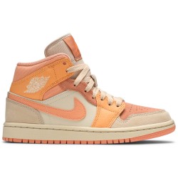 Wmns Air Jordan 1 Mid 'Apricot' Atomic Orange/Apricot Agate/Terra Blush DH4270 800 AJ 1 Sneakers