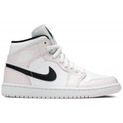 Wmns Air Jordan 1 Mid 'Barely Rose' Barely Rose/White/BlackBQ6472 500 AJ 1 Sneakers