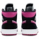 Wmns Air Jordan 1 Mid Cactus Flower Black/Cactus Flower/White BQ6472 005 AJ 1 Sneakers