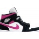 Wmns Air Jordan 1 Mid Cactus Flower Black/Cactus Flower/White BQ6472 005 AJ 1 Sneakers