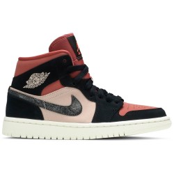 Wmns Air Jordan 1 Mid 'Canyon Rust' Particle Beige/Black/Canyon Rust/Sail BQ6472 202 AJ 1 Sneakers