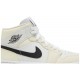 Wmns Air Jordan 1 Mid Coconut Milk Coconut Milk/Black/Summit White/White BQ6472 121 AJ 1 Sneakers