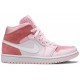 Wmns Air Jordan 1 Mid Digital Pink Digital Pink/White/Pink Foam/Sail CW5379 600 AJ 1 Sneakers