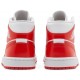 Wmns Air Jordan 1 Mid Habanero Red White/White/Habanero RedBQ6472 116 AJ 1 Sneakers