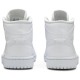 Wmns Air Jordan 1 Mid White Snakeskin White/White BQ6472 110 AJ 1 Sneakers