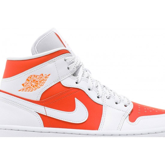 Wmns Air Jordan 1 Mid SE Bright Citrus Orange CZ0774 800 AJ 1 Sneakers