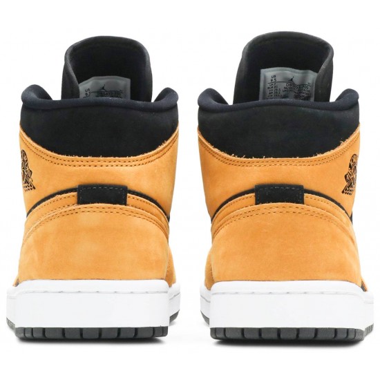 Wmns Air Jordan 1 Mid SE Desert Ochre Desert Ochre/Desert Ochre/Black DB5453 700 AJ 1 Sneakers