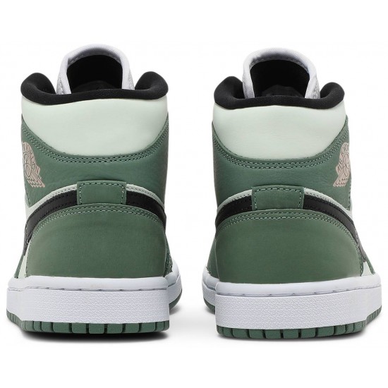 Wmns Air Jordan 1 Mid SE Dutch Green Dutch Green/Black/Barely Green/Arctic PinkCZ0774 300 AJ 1 Sneakers