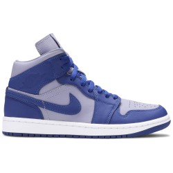 Wmns Air Jordan 1 Mid SE 'Iron Purple Deep Royal' Iron Purple/Deep Royal Blue/White DH7821 500 AJ 1 Sneakers