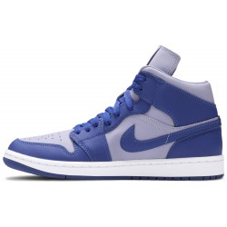 Wmns Air Jordan 1 Mid SE 'Iron Purple Deep Royal' Iron Purple/Deep Royal Blue/White DH7821 500 AJ 1 Sneakers