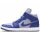 Wmns Air Jordan 1 Mid SE Iron Purple Deep Royal Iron Purple/Deep Royal Blue/White DH7821 500 AJ 1 Sneakers