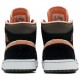 Wmns Air Jordan 1 Mid SE Peach Mocha White/Apricot/Agate/Black DH0210 100 AJ 1 Sneakers