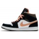 Wmns Air Jordan 1 Mid SE Peach Mocha White/Apricot/Agate/Black DH0210 100 AJ 1 Sneakers