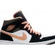 Wmns Air Jordan 1 Mid SE Peach Mocha White/Apricot/Agate/Black DH0210 100 AJ 1 Sneakers