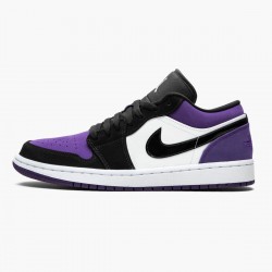 Wmns/Men Air Jordan 1 Low Court Purple 553558-125 AJ1 Shoes