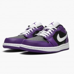 Wmns/Men Air Jordan 1 Retro Low Court Purple 553558-501 AJ1 Shoes