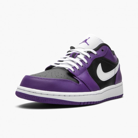 Wmns/Men Air Jordan 1 Retro Low Court Purple 553558-501 AJ1 Shoes